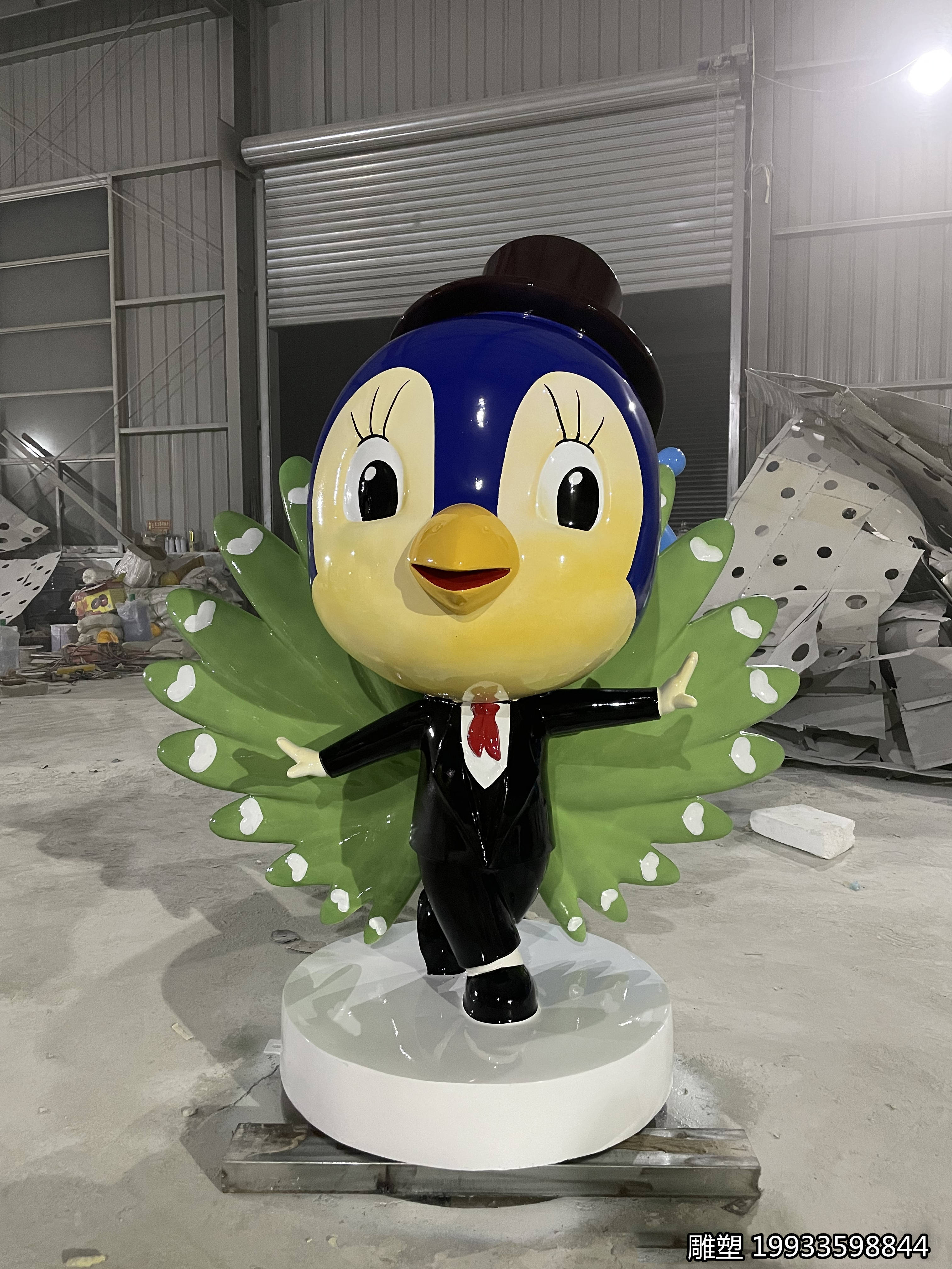 玻璃钢卡通摆件景观雕塑 户外仿真创意装饰